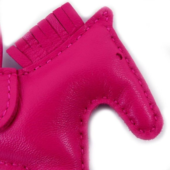 Auth HERMES Rodeo PM Bag Charm Magenta - Picture 3 of 9